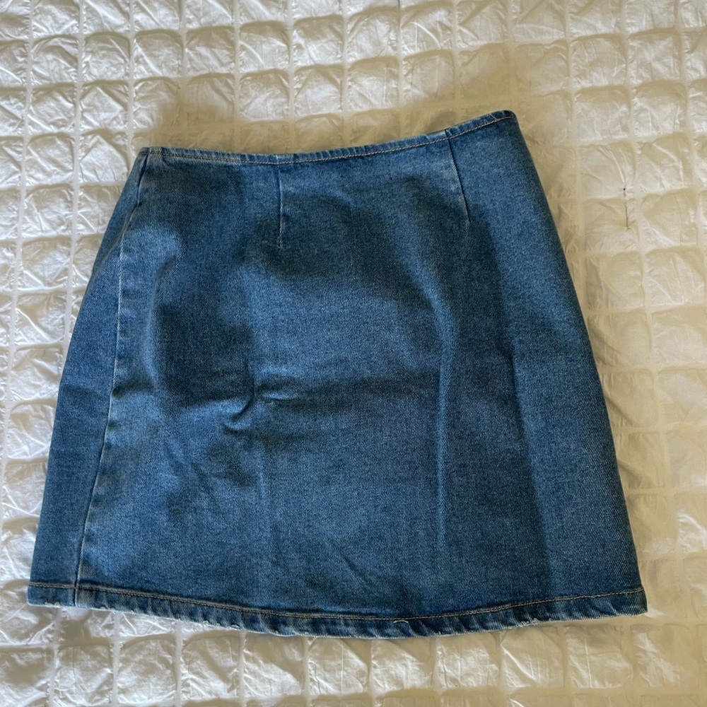 Retrofete Green and Blue Mini Skirt - Picture 10 of 12